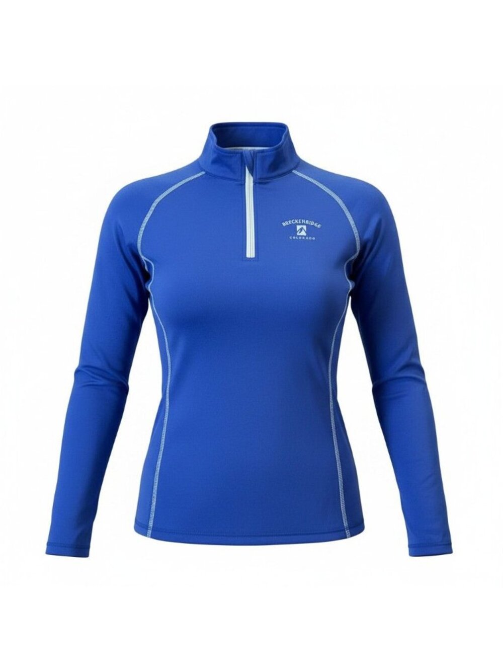 Womens Fitted Performance Fleece Shirt Quarter Zip Size Medium Outfitter Trading
